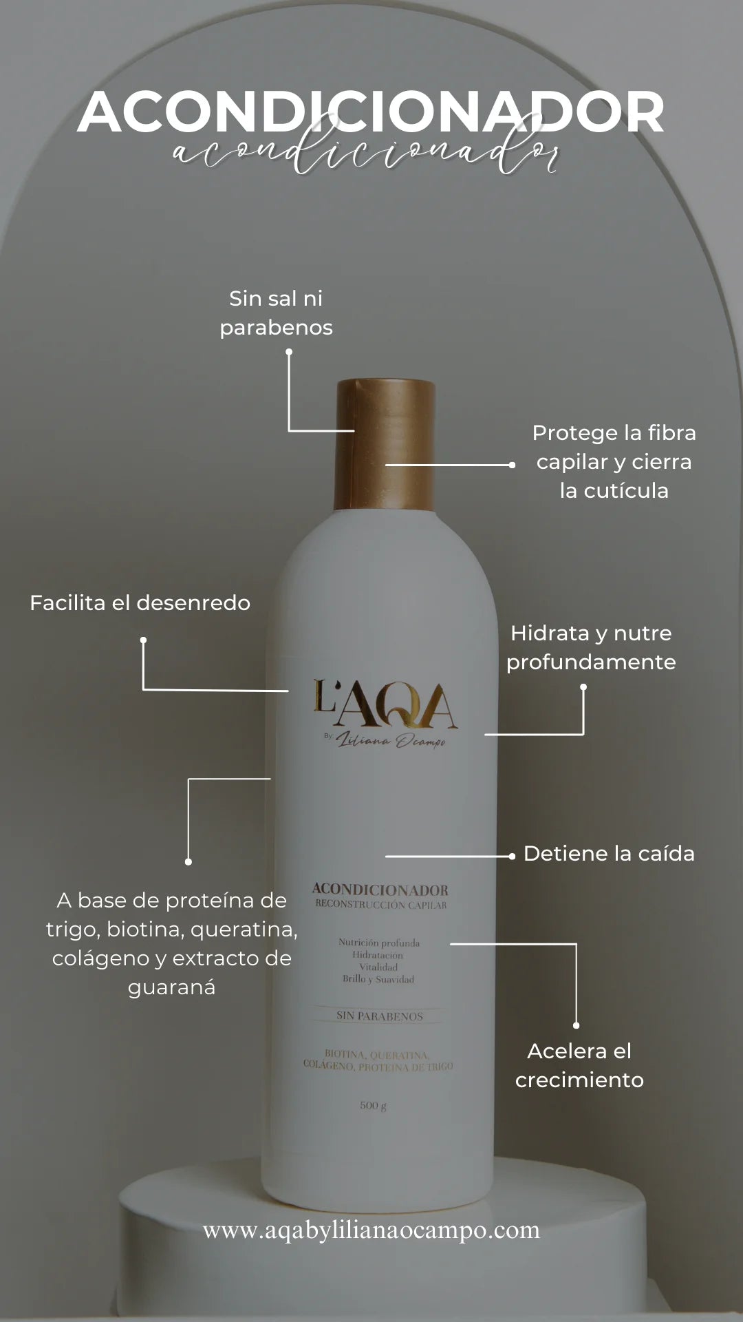 AQA BY LILIANA OCAMPO HAIR MOISTURIZING CONDITIONER